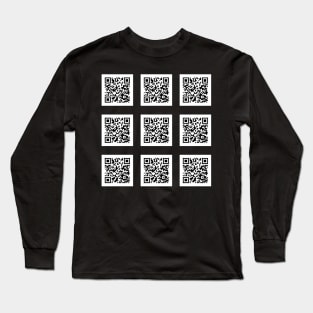 Rickroll nine stickers Long Sleeve T-Shirt